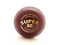 SG SUPER 50 ( RED) Leather Ball