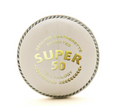 SG SUPER 50 ( WHITE ) Leather Ball