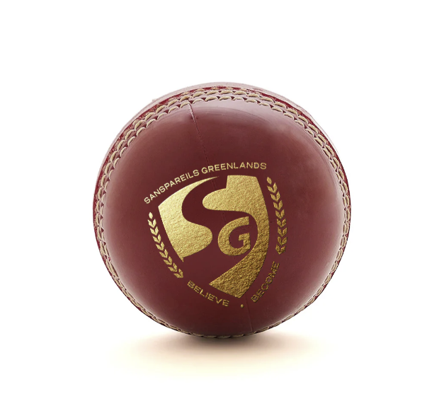 SG SUPER 50 ( RED) Leather Ball