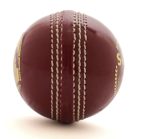 SG SUPER 50 ( RED) Leather Ball